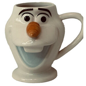 Disney Frozen II Olaf Face 3D Character Head Mug/Cup 16 oz Coffee Cocoa Tea